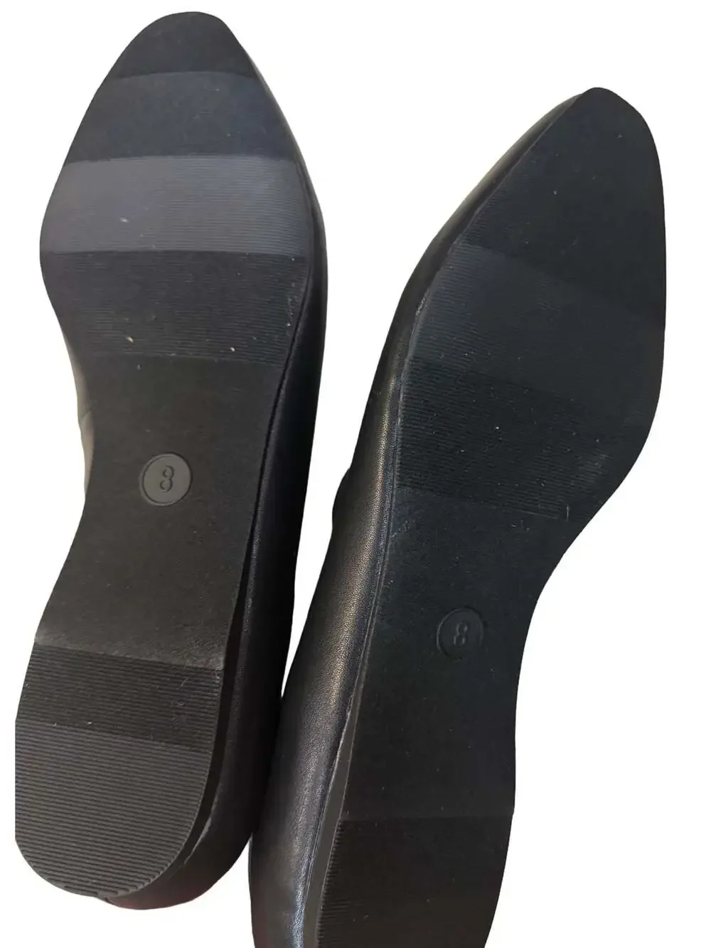 Wild Fable Black Lace-Up Pointed Toe Ballet Flats